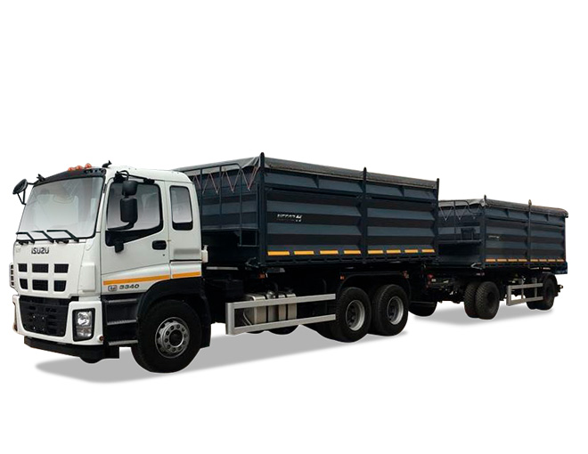 ISUZU GIGA 6x4 33.0 Автопоезд для перевозки сыпучих с/х грузов